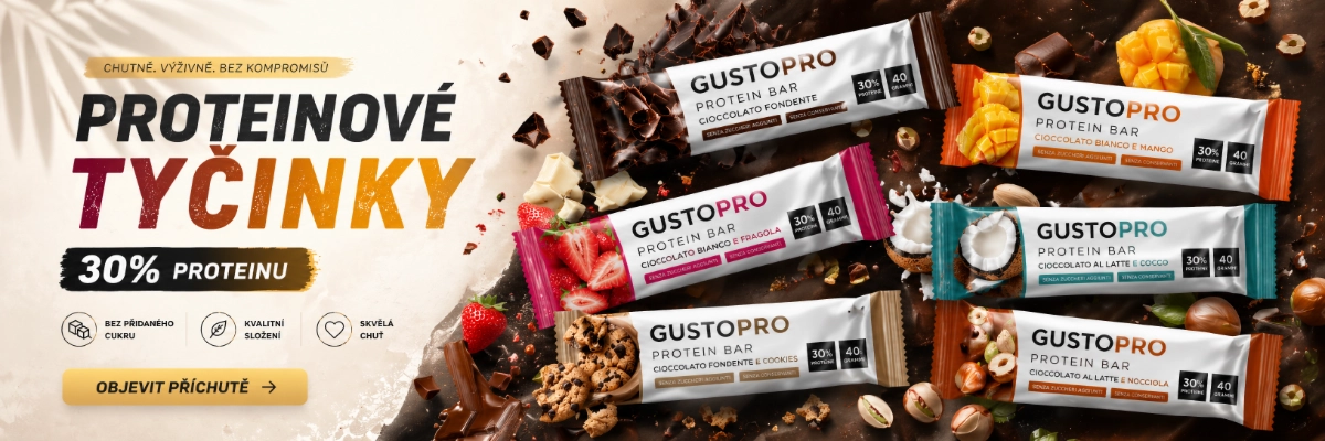 Proteinové tyčinky Gusto