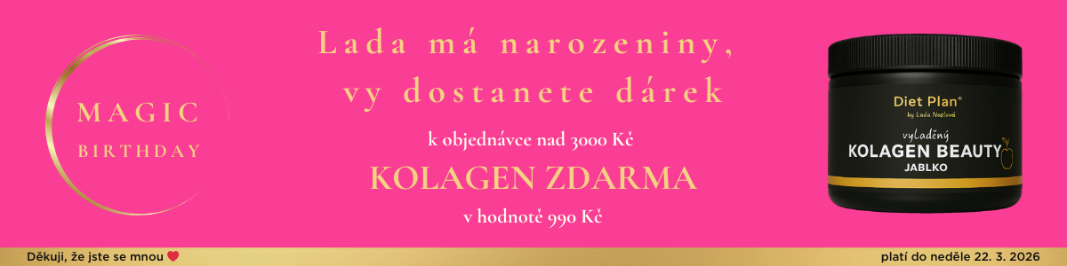 Lada má narozeniny – kolagen zdarma nad 3000 Kč