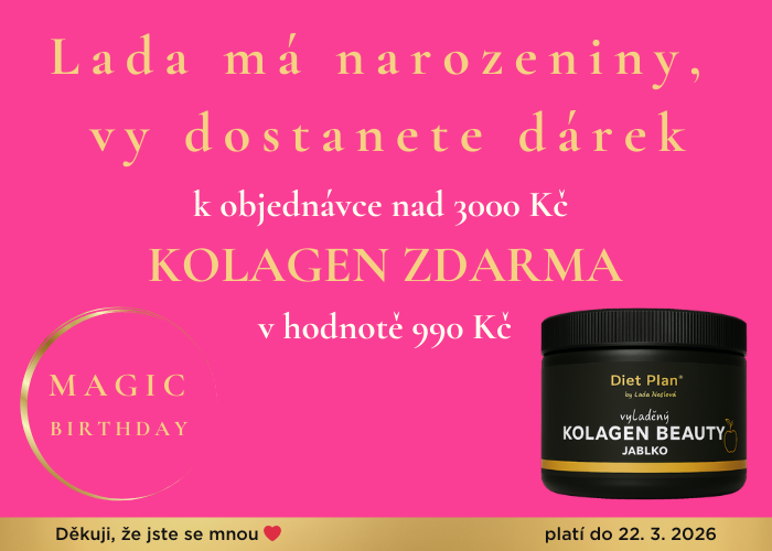 Lada má narozeniny – kolagen zdarma nad 3000 Kč
