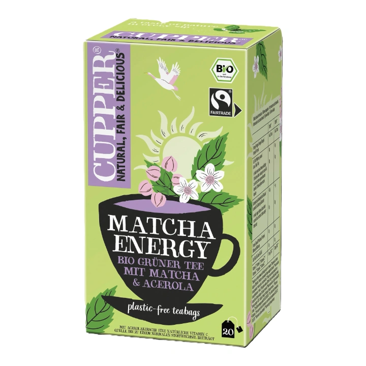 Cupper Čaj Matcha Energy zelený čaj