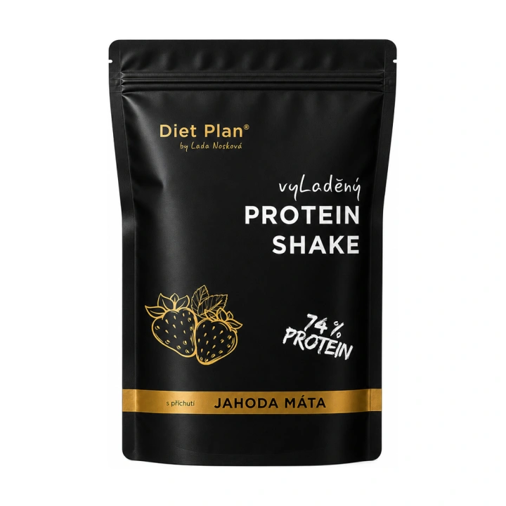 Diet Plan Protein Shake jahoda máta