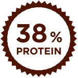 Protein 38%