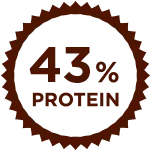 Protein 43%