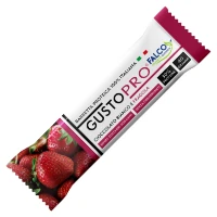 Falco Gusto Protein 30% bílá čokoláda s jahodami - proteinová tyčinka bez cukru