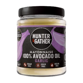 Hunter Gather Mayonnaise 100% Avocado Oil Garlic - Majonéza avokádová česnek