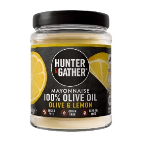 Hunter Gather Mayonnaise 100% Olive Oil Olive Lemon - Majonéza olivová olivy citron