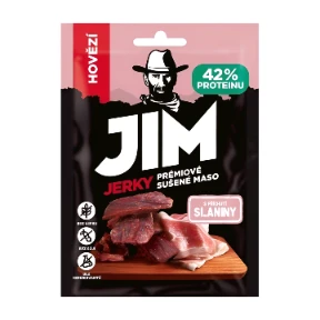 Jim Jerky prémiové hovězí slanina