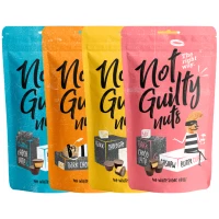 Not Guilty 4x pralinky hořké čokolády s ořechovou náplní