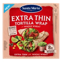 Santa Maria Tortilla extra tenká celozrnná