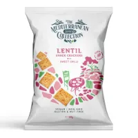 The Mediterranean Snack Collection Lentil Snack Crackers Sweet Chilli