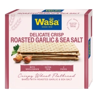 Wasa Delicate Crisp roasted garlic &amp; sea salt - česnek