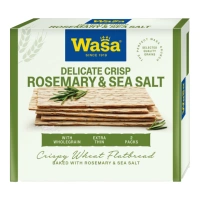 Wasa Delicate Crisp rosemary &amp; sea salt - rozmarýn